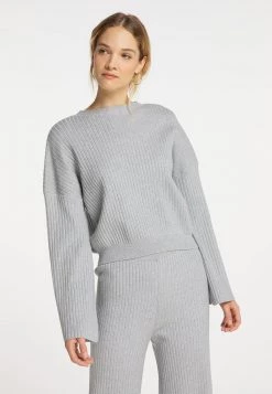 Mujer DREIMASTER INCUS - Jersey De Punto - Grau Melange