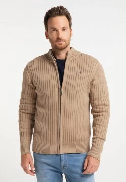 DreiMaster Hombre Chaqueta De Punto - Beige