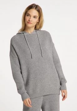 Mujer DREIMASTER KEYTI - Jersey Con Capucha - Hellgrau