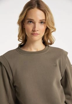 Mujer DREIMASTER TAKELAGE - Sudadera - Militäroliv -Tienda DreiMaster barata b9a3b27a2a9e44a6b182a88d8fba6da3