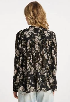 DREIMASTER INCUS - Túnica - Schwarz Blüte, Mujer -Tienda DreiMaster barata bb175cc570c148af8531067369272b79