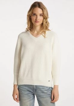 Mujer DREIMASTER INCUS - Jersey De Punto - Wollweiss
