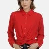Mujer DREIMASTER BLUSE - Camisa - Rot