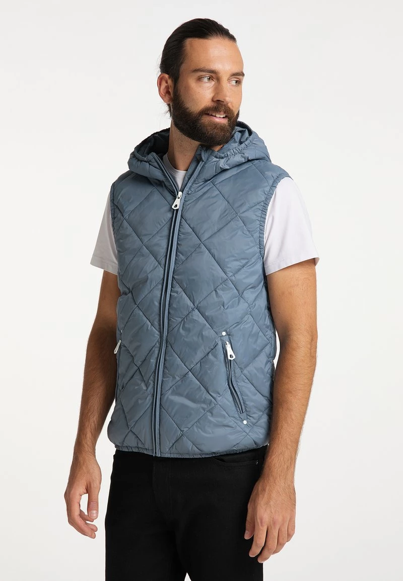 Hombre DREIMASTER GRASSLAND - Chaleco - Graublau 1 Hombre DREIMASTER GRASSLAND - Chaleco - Graublau