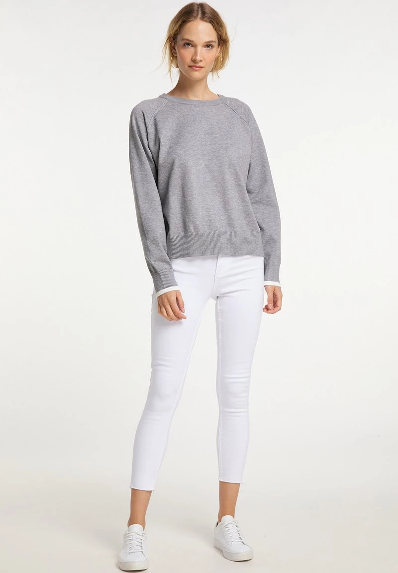 Mujer DREIMASTER BRIDGEPORT - Jersey De Punto - Grau Melange 2 Mujer DREIMASTER BRIDGEPORT - Jersey De Punto - Grau Melange - Imagen 2