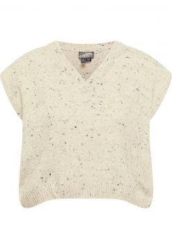 Mujer DREIMASTER INCUS - Camiseta Básica - Beige Melange -Tienda DreiMaster barata bcd27fc587c84748b3de191416e97d96