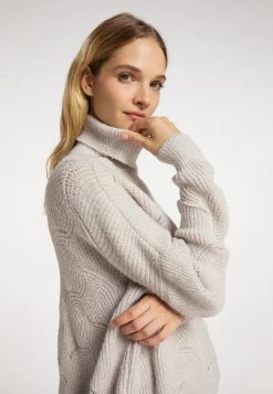 Mujer DREIMASTER KEYTI - Jersey De Punto - Hellgrau -Tienda DreiMaster barata bd07889b819a4954abf993518b317a23