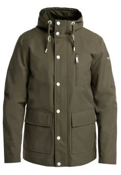 Hombre DREIMASTER TYLIN - Impermeable - Schlammoliv -Tienda DreiMaster barata bd3889a35c48431ea22f4f395a303867