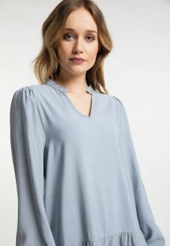 Mujer DREIMASTER MARKANI - Vestido Informal - Taubenblau -Tienda DreiMaster barata bd51670a53754328880b64e2a6abc9d0