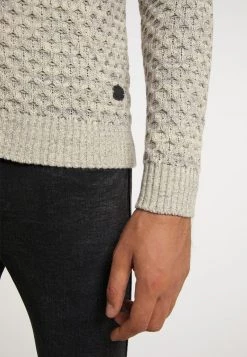 Hombre DREIMASTER ABREL - Jersey De Punto - Hellgrau -Tienda DreiMaster barata be0a38fcfbee4355a0fd85eac9ecf6fc