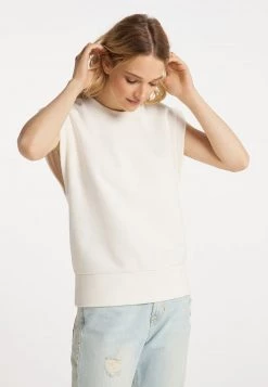 Mujer DREIMASTER TAKELAGE - Camiseta Básica - Creme