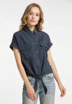 Mujer DREIMASTER IDEM - Camisa - Graublau