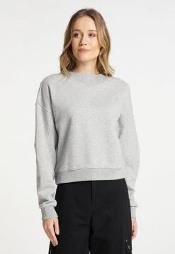 Mujer DREIMASTER TAKELAGE - Sudadera - Hellgrau Melange