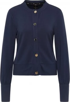 Mujer DREIMASTER KOOSH - Chaqueta De Punto - Dunkelmarine -Tienda DreiMaster barata c118c47660bc4e64add869551244358d