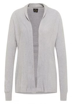 DreiMaster Mujer Chaqueta De Punto - Hellgrau Melange -Tienda DreiMaster barata c2196cec8114413199778978fa4ff670