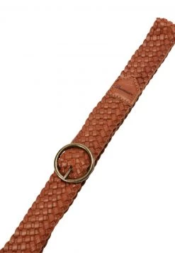 Mujer DREIMASTER TAKELAGE - Cinturón Trenzado - Cognac -Tienda DreiMaster barata c36ca0a9b30342cdb1239489e0444952