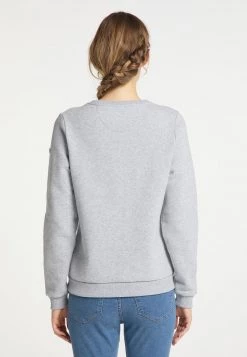 Mujer DREIMASTER PALPITO - Sudadera - Hellgrau Melange -Tienda DreiMaster barata c3dda04dbd6146368b090fb6f370f643