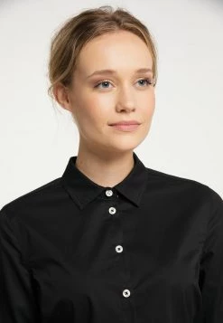 Mujer DREIMASTER LYMOA - Camisa - Schwarz -Tienda DreiMaster barata c4b9b8b67e784e009a6f1fcbec266e73