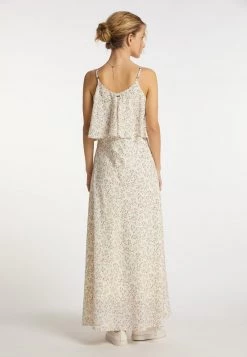 DreiMaster Mujer Vestido Largo - Wollweiss Aprikose -Tienda DreiMaster barata c4ef87414ddd47c79206e23b01c29950