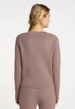 Mujer DREIMASTER INCUS - Chaqueta De Punto - Taupe -Tienda DreiMaster barata c53c87e630d24f8d995aa5585fb6614e