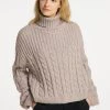 Mujer DREIMASTER KEYTI - Jersey De Punto - Taupe