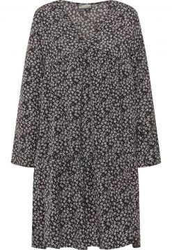 DreiMaster Mujer Vestido Informal - Schwarz Wollweiss -Tienda DreiMaster barata c6265e91767e4460a63d415098d568f9