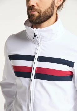 Hombre DREIMASTER BRIDGEPORT - Chaqueta Outdoor - Weiss Nachtblau -Tienda DreiMaster barata c6ef05a2fb6a4377bfa7c22577aa633d