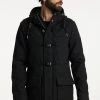 Hombre DREIMASTER KEYTI - Parka - Schwarz