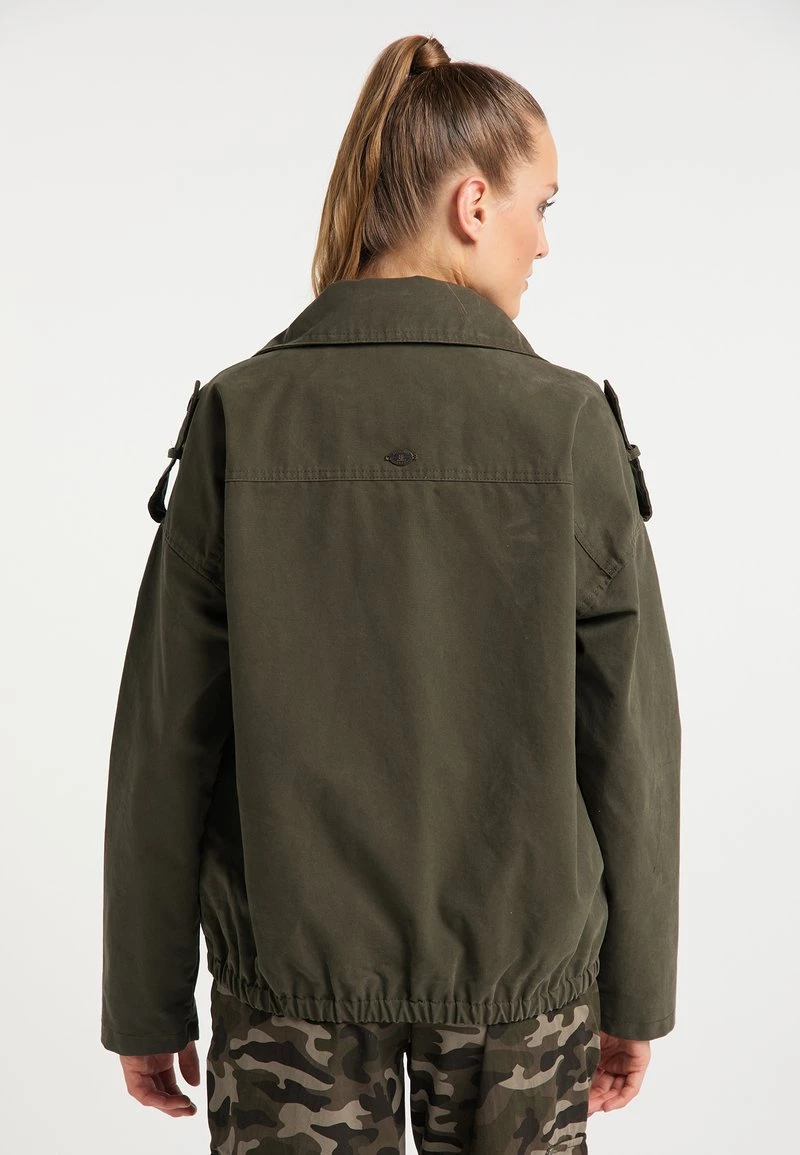 DreiMaster Mujer Chaqueta De Entretiempo - Dark Olive 3 DreiMaster Mujer Chaqueta De Entretiempo - Dark Olive - Imagen 3