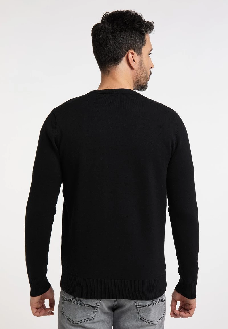 DreiMaster Hombre Chaqueta De Punto - Schwarz 3 DreiMaster Hombre Chaqueta De Punto - Schwarz - Imagen 3