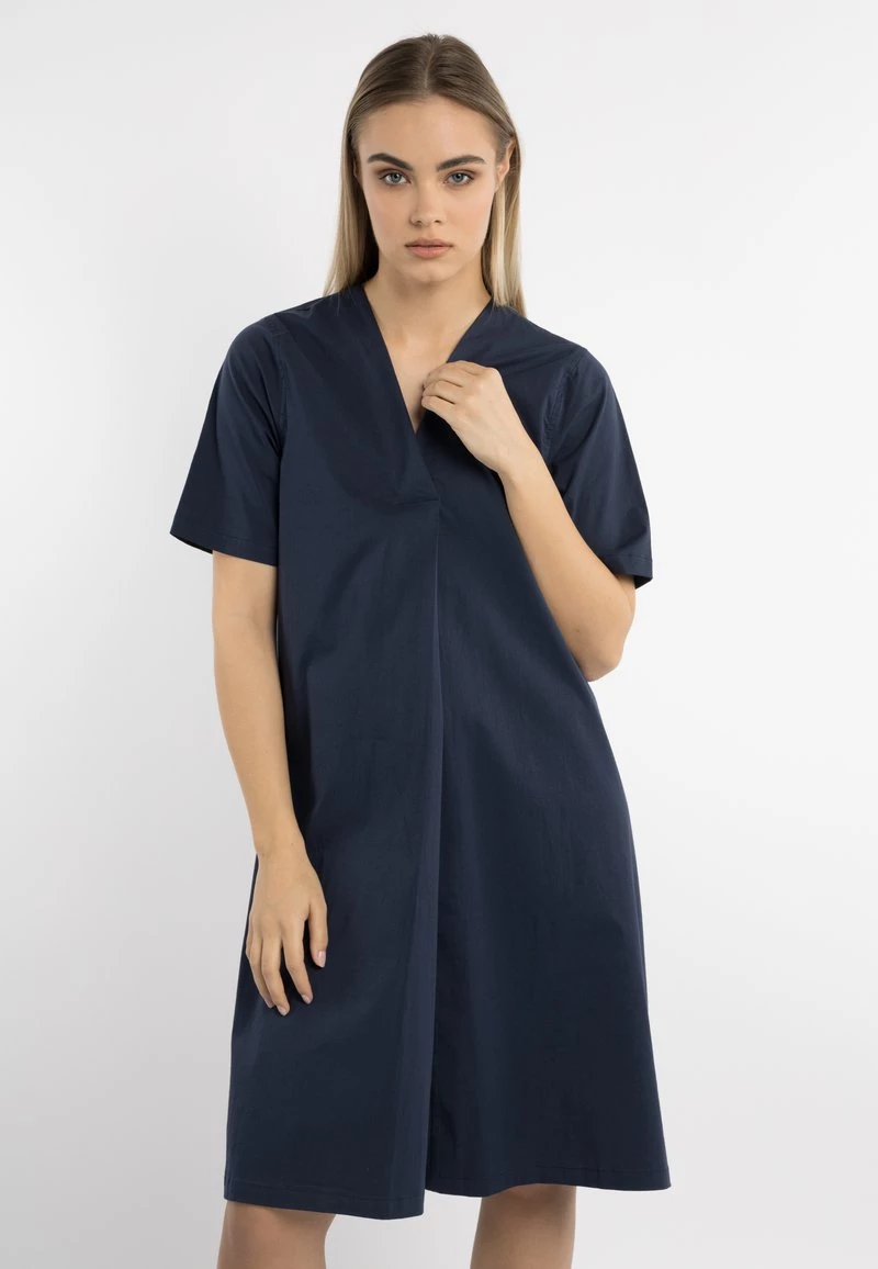 DreiMaster Mujer MIDI - Vestido Informal - Marine 1 DreiMaster Mujer MIDI - Vestido Informal - Marine