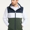 Hombre DREIMASTER BRIDGEPORT - Chaqueta Outdoor - Nachtblau Dunkeloliv