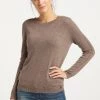 DreiMaster Mujer Jersey De Punto - Hellbraun Melange