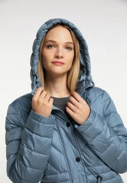 Mujer DREIMASTER BARADELLO - Abrigo De Invierno - Graublau -Tienda DreiMaster barata c9d3709dbf744c93888dc143d3cb26f5