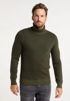 DREIMASTER TAXIEN - Jersey De Punto - Militär Grün Schwarz, Hombre