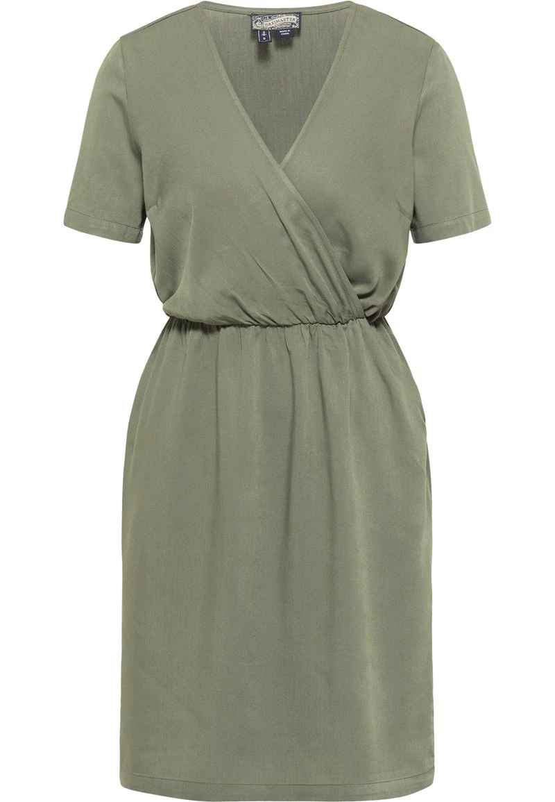 DreiMaster Mujer Vestido Informal - Oliv 5 DreiMaster Mujer Vestido Informal - Oliv - Imagen 5