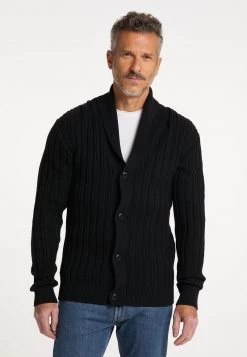 Hombre DREIMASTER ABREL - Chaqueta De Punto - Schwarz