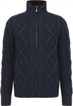 Hombre DREIMASTER ABREL - Chaqueta De Punto - Marine -Tienda DreiMaster barata cb744833a89d4e9a92d5348e93363c89