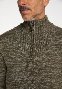 Hombre DREIMASTER ABREL - Jersey De Punto - Oliv Melange -Tienda DreiMaster barata cc74e5f4d42a46f78c0b8469115ba00f