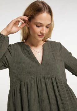 Mujer DREIMASTER INCUS - Vestido Informal - Oliv -Tienda DreiMaster barata cceeb36752f049a185afdaef7c6e83ad