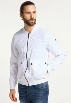 Hombre DREIMASTER BOUNDRY - Chaquetas Bomber - Weiss