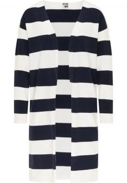 DREIMASTER BRIDGEPORT - Chaqueta De Punto - Wollweiss Marine, Mujer -Tienda DreiMaster barata cedc0f96f6854f63bd60a845610468ee