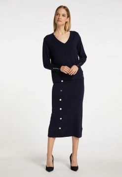 Mujer DREIMASTER BARADELLO - Jersey De Punto - Marine