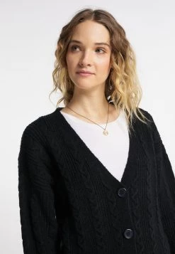 Mujer DREIMASTER INCUS - Chaqueta De Punto - Schwarz -Tienda DreiMaster barata cfd84835390f4bb7a7af2231ac913da3