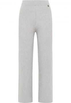 Mujer DREIMASTER INCUS - Pantalones - Grau Melange -Tienda DreiMaster barata d01eaac733fc4703adbedb9ed5944736