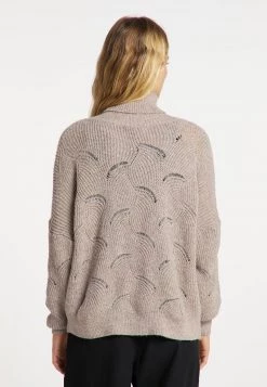 Mujer DREIMASTER KEYTI - Jersey De Punto - Taupe -Tienda DreiMaster barata d049c4fb16dd4ea08d8297c8a43065fa