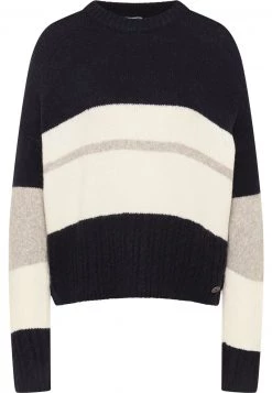 Mujer DREIMASTER INCUS - Jersey De Punto - Dark Blue/beige/grey -Tienda DreiMaster barata d067e04ed9b54fcd9131821d18715c3a