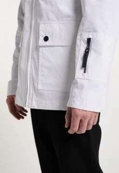 Hombre DREIMASTER ALTIPLANO - Chaqueta De Entretiempo - Weiss -Tienda DreiMaster barata d16f2bcc6b3947d8adfea4f94cddd762