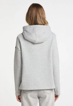 Mujer DREIMASTER TAKELAGE - Jersey Con Capucha - Hellgrau Melange -Tienda DreiMaster barata d179e2bc7a43489cab699b705fb37951