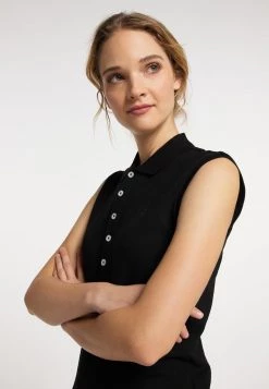 Mujer DREIMASTER BRIDGEPORT - Polo - Schwarz -Tienda DreiMaster barata d1b792afc4f149e08086209913c0cac2